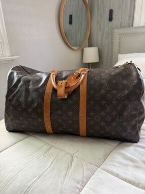 Louis Vuitton Monogram Travel Duffel - Brown/Tan